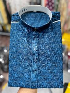 Vêtements traditionnels vêtements de fête indiens pour hommes vêtements ethniques pour cérémonies mariages vêtements de fête Kurta pour hommes élégant indien - Product Image 3