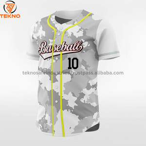 เสื้อเจอร์ซีย์เบสบอลกระดุม2025สำหรับผู้ชายเสื้อซอฟต์บอลเสื้อเบสบอลแขนสั้นปรับแต่งได้ - Product Image 6