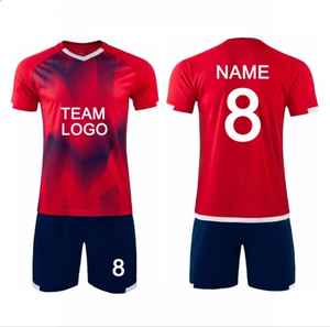 Kit de fútbol de secado rápido para hombre, muestra gratis, camisetas de fútbol con impresión Digital Retro, uniforme personalizable De Futebol - Product Image 2