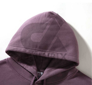 เสื้อฮู้ดดี้คุณภาพสูง 310gsm/430gsm ผ้าเฟรนช์เทอร์รี่ หนัก 100% ผ้าฝ้าย สำหรับฤดูหนาว ทรงหลวม ไหล่ตก มีเชือกผูก ปรับได้ ทรงปกติ สำหรับผู้ชาย - Product Image 4