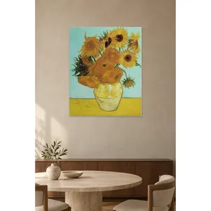 Impression sur toile Fida Van Gogh Douze tournesols dans un vase - Product Image 1