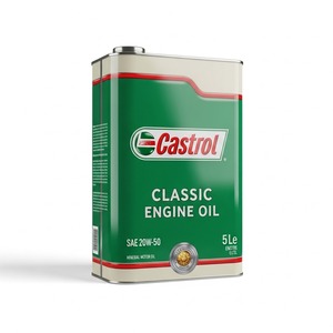 Aceite de motor Castrol Classic utilizado en coches y bicicletas clásicas para una lubricación mineral fiable sin detergentes fuertes - Product Image 1