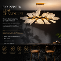 Lustre LED de luxe contemporain, design moderne en forme de branche d'arbre, hauteur réglable, pour salle à manger, salon, hall d'entrée