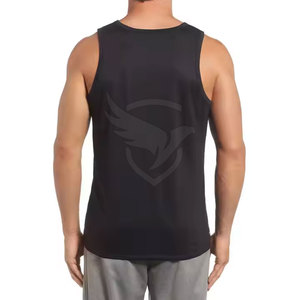 2025 nueva llegada hombres camiseta sin mangas de color personalizado camiseta sin mangas de secado rápido al por mayor hombres camiseta sin mangas para la venta - Product Image 2