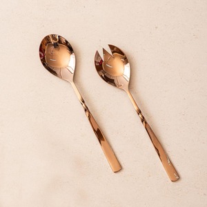 Ensemble de cuillères à Dessert à fruits en acier inoxydable plaqué or, fait à la main avec poignée à demi-torsion, nouveau Design de Style Royal - Product Image 6