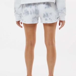 Pantalones cortos para mujer personalizados para adultos 100% algodón polar correr Jogging entrenamiento deportes cordón cintura pantalones cortos para mujer - Product Image 6