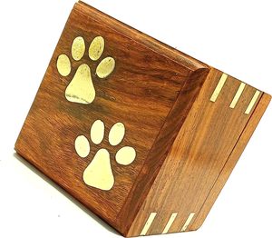 Wooden Urn Pet Urns for <b>Dogs</b> <b>Ashes</b>, Decorative Wooden Pet Urns for <b>Ashes</b> Rosewood Cremation Urns for <b>Dogs</b>, Pet Urns for Cats - Product Image 4
