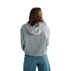 Venta al por mayor de logotipo personalizado de gran tamaño impreso en relieve sublimación hombres Streetwear pulóver Unisex sudaderas con capucha en blanco - Product Image 3