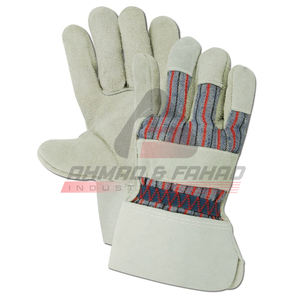Gants de sécurité en cuir respirant bon marché en gros pour la construction extérieure Gants de sécurité en cuir adaptés à l'hiver - Product Image 1