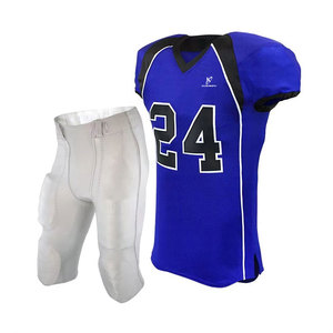 Uniforme de football américain 100% polyester Vêtements de sport Maillot d'équipe Uniforme de football américain de qualité supérieure Uniforme de football américain - Product Image 1