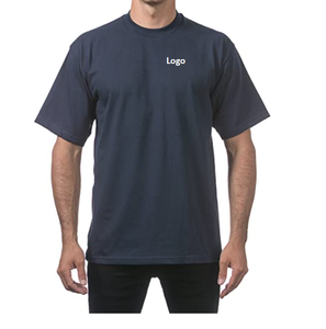 Camisetas de algodón puro de alta calidad Camisetas de hombre de color personalizado de 100% algodón cómodas de alta calidad de secado rápido baratas - Product Image 3