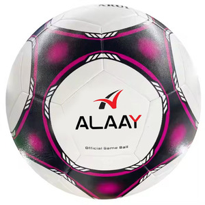 Balón de fútbol de PVC personalizado de diseño profesional Alaay, precio de fábrica, tamaño estándar, balón de fútbol laminado 4/5 - Product Image 1