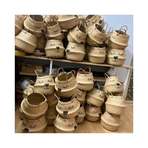 Cesta de Seagrass de Calidad Premium para la Recogida Diaria de Ropa Sucia y con su Estructura Flexible para un Almacenamiento Fácil y Discreto - Product Image 6