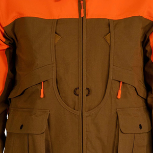 Vestes tactiques à coquille souple personnalisées pour hommes, coupe-vent à capuche doublée polaire pour vêtements de travail d'hiver imperméables pour les sports d'extérieur - Product Image 3