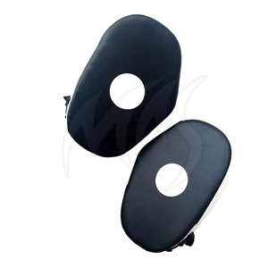 Manoplas de boxeo de cuero y PVC de 8oz y 12oz, punzón de gimnasio y artes marciales MMA, almohadilla de enfoque, objetivo de entrenamiento de ejercicio para punzones - Product Image 2