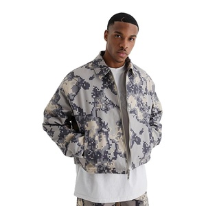 New Top Selling Streetwear Fashion Casual Winter Stand Collar Front Logo High Quality Men's Windbreaker <b>Jacket</b> - Product Image 2