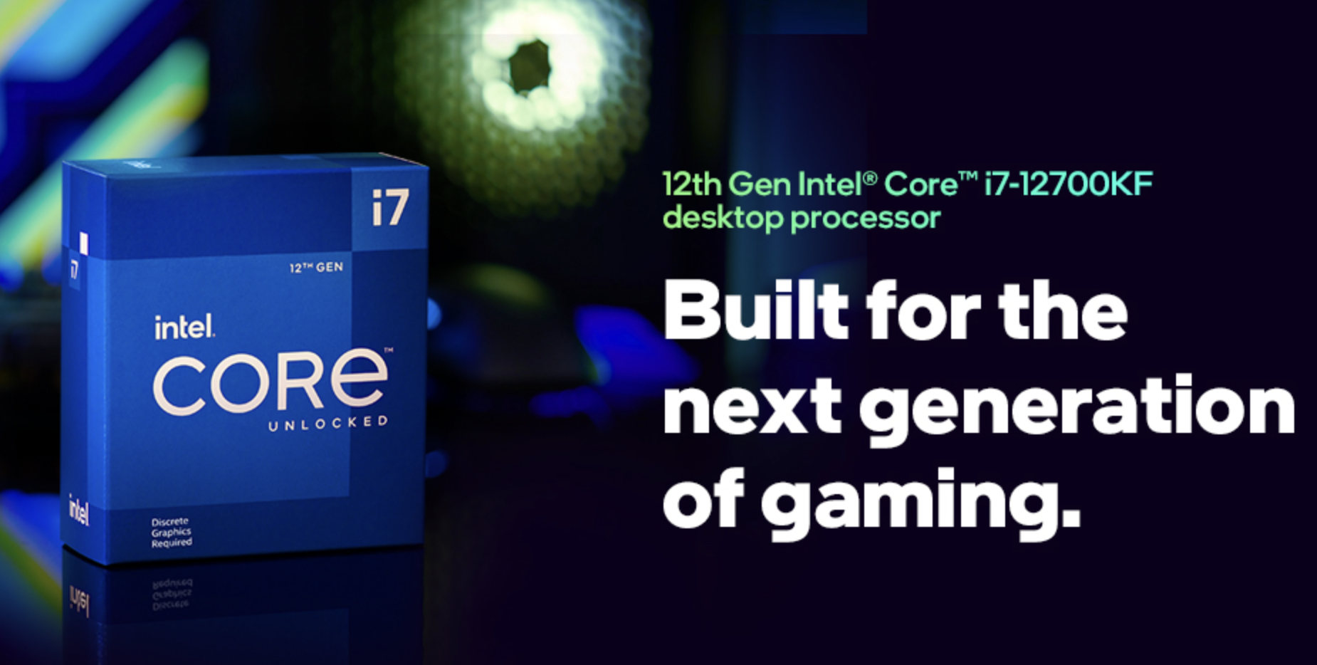 Intel Core i7-12700KF 12-Core Desktop Processor, 5.0 GHz, Unlocked 