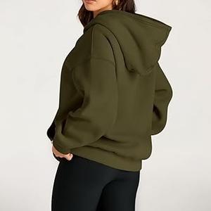 Grande taille vêtements d'entraînement broderie femme pull à capuche surdimensionné goutte épaule à capuche hiver pull Streetwear sweats à capuche - Product Image 2