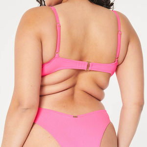 Trajes de Baño de 2 Piezas Personalizados para Mujer, Alta Calidad, Cintura Elástica, Estampado, Secado Rápido, Transpirable, Duradero, Poliéster/Nailon - Product Image 1