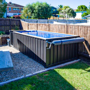 Fournisseur chinois haut de gamme jacuzzi spacieux en verre intégré 45ft 25ft conteneur d'expédition piscine - Product Image 3