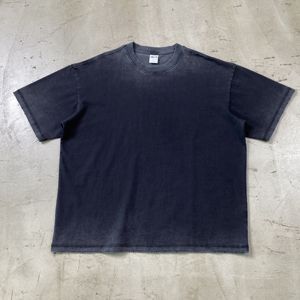 T-shirt surdimensionné vierge en coton épais pour hommes T-shirt vintage lavé à l'acide avec logo personnalisé - Product Image 1
