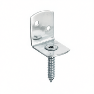 เหล็กชุบสังกะสีแบบจุ่มร้อน ขนาด 83x32x30x38 มม. รูปตัว L สำหรับรั้วตาข่าย GAH-Pack ขนาด 100 ชิ้น สำหรับรั้วตาข่ายและประตู - Product Image 3