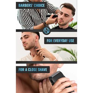 Kit de tondeuses à cheveux sans fil professionnelles pour hommes, avec rasoir à grille et source d'alimentation USB et batterie - Product Image 1