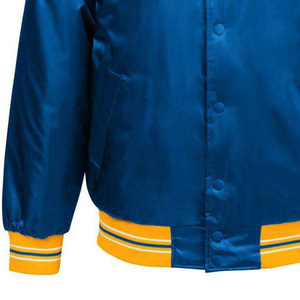 High Quality Double Sided Satin Bomber <b>Jacket</b> Custom Brand Logo Embroidery Reversible Waterproof Eco-Friendly Men'<b>s</b> <b>Jacket</b> - Product Image 6