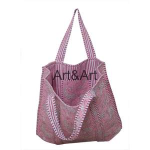 Bolsa de Mano Ecológica de Alta Calidad para Mujer, con Cierre Abierto, para Compras, Viajes, Yoga y Gimnasio - Product Image 4
