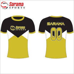 Camiseta de malla de manga corta personalizada de poliéster 100 de alta calidad para adultos, camiseta de gran tamaño con estampado de talla grande, decoración de hockey sobre hielo y fútbol - Product Image 1