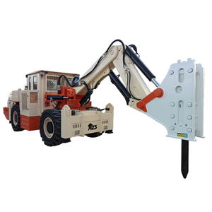 <span class=keywords><strong>Casse</strong></span>-roche hydraulique mobile 2950 sur chariot pour l'extraction minière, machine de brisage de roche pour tunnels souterrains, concasseur de pierres - Product Image 5