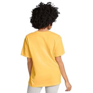 Camiseta lisa de algodón Ringspun gris teñido de manga corta para hombre de colores personalizados - Product Image 4