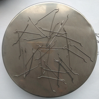 Fibra de Acero Bajo en Carbono de 0.5*35 mm con Extremo en Gancho para Refuerzo de Hormigón en Pisos