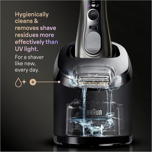 Rasoir électrique Braun Series 9 Pro+ pour hommes, rasoir électrique humide et sec, 5+1 lames ultra fines, Pro SensoAdapt - Product Image 2