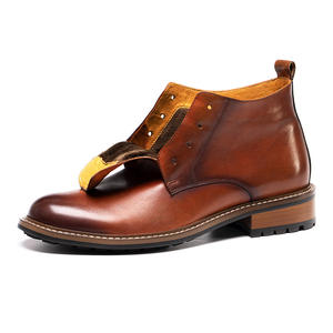 Botas de Piel de Oveja Marrón de Lujo por Encima de la Rodilla con Superficie Impermeable y Forro Antideslizante para Clima Frío - Product Image 1