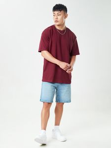 Meilleure qualité 100% coton personnalisé T-shirt à épaules tombantes pour hommes coupe surdimensionnée - Product Image 4