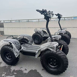 Grande trottinette électrique tout-terrain de style off-road, 4 roues, robuste, pour l'extérieur - Product Image 1