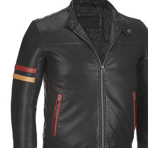 Veste en cuir la plus populaire pour hommes, veste en cuir de qualité supérieure fabriquée au Pakistan pour hommes, veste de travail - Product Image 5