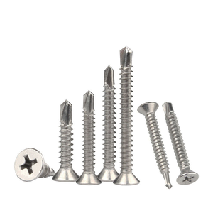 Tornillo Autoperforante de Acero Inoxidable DIN7504P con Cabeza CSK y Diseño Anti-Succión, Sistema de Medición Métrico - Product Image 1