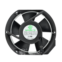 Ventilador de Refrigeración para PC OEM/ODM, Alto Flujo de Aire 178-230 CFM, 115/230V, Rodamientos de Bolas, Aspas de Plástico, Montaje en Pared, Certificado CE para Fabricación