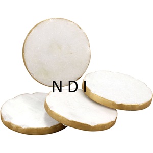 Newest Style Marble <b>Tea</b> Coaster <b>Set</b> Hot <b>Sale</b> Table Top Centerpieces <b>For</b> Hotel & Restaurant Modern Design <b>Tea</b> Coaster - Product Image 3