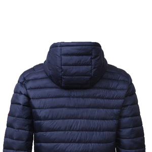 Vestes d'hiver en peluche OEM pour hommes avec impression personnalisée High Street Style Logo à capuche à l'avant Motif solide Tissu en toile de laine Coquille de lin - Product Image 4