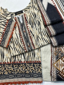 Ssumaira's Winters Premium Khaddar Airjet Digital Printed Khaddar Shirt Dupatta & Plain Dyed Khaddar Pants - Product Image 4