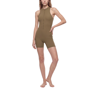 Mono deportivo de yoga con cremallera de un cuarto para mujer - Body y mono deportivo - Product Image 6