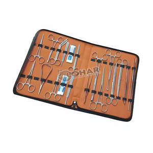 Juego de instrumentos quirúrgicos mejor valorados Juego de instrumentos de Cirugía General Kit de instrumentos quirúrgicos veterinarios Acero inoxidable de alta calidad - Product Image 1