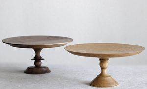 CAKE PRODUCTS HANDMADE DESGIN ROUNDED SHAPE BIRTHDAY CAKE SERVING Stand For Party Celebration Wooden Cake - Product Image 5