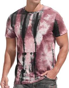 เสื้อยืดผู้ชายแขนสั้นคอกลมผ้าฝ้ายนุ่มสีพื้น - Product Image 1