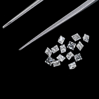 Lote de 0,06-0,10 Ctw Natural VS Diamantes sueltos Venta al por mayor 2mm-2,50 MM Forma cuadrada Excelente corte GH Diamante a precio de fábrica