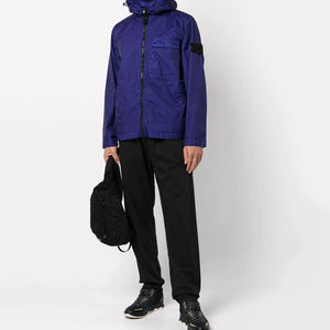 Veste coupe-vent de haute qualité personnalisée de grande taille pour homme, tendance 2025, avec fermeture éclair - Product Image 6