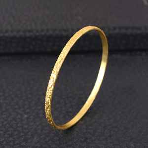 Brazalete de apertura de bisagra de alta calidad para mujer, brazalete con revestimiento de oro de 18 quilates para mujer y Dama - Product Image 3